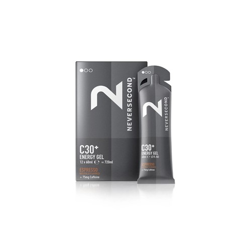 Neversecond C30+ Energy Gel Espresso + caffeina BOX 12 pz