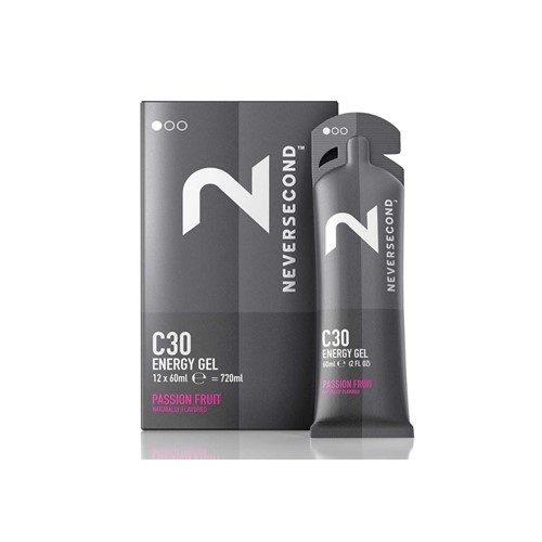 Neversecond C30 Energy Gel Passion Fruit BOX 12pz