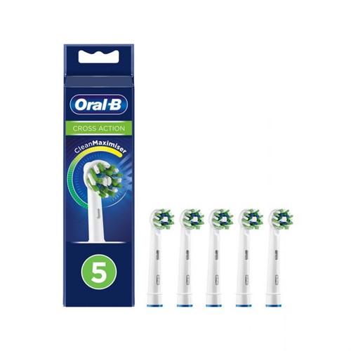 Oral-B Testine di Ricambio CrossAction 5 Pezzi