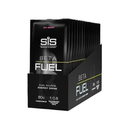 Beta Fuel Sachet 80g polvere Red Berry BOX 15PZ SIS Science In Sport