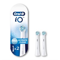 Oral-B IO Ultimate Clean White 2 Testine di Ricambio per Spazzolino Elettrico